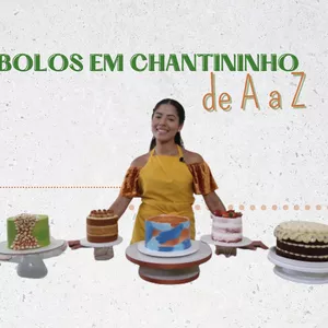 Imagem de capa para o Curso online Bolos em Chantininho de A a Z