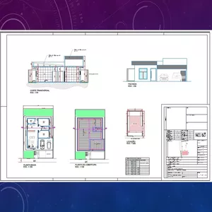 Imagem de AutoCAD - Projeto arquitetônico legal de prefeitura criado por Alan na hotmart