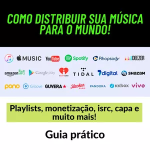 Imagem do curso Como distribur sua música no spotify e nas plataformas.
