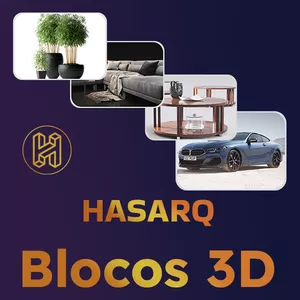 Imagem do curso HasArq Blocos 3D - Full Combo