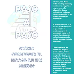 Imagen de portada para Ebook PASO A PASO ¿Cómo conseguir el hogar de tus sueños?