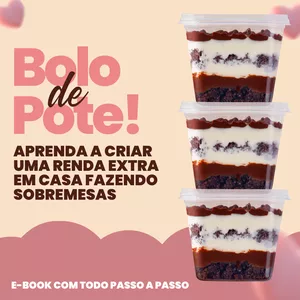 Imagem de capa para o Ebook Bolo de pote lucrativo