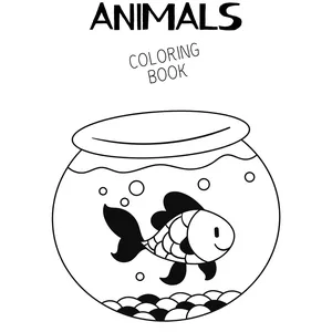 Cover image for Ebook Coloring book for kids/Libro para colorear para niños