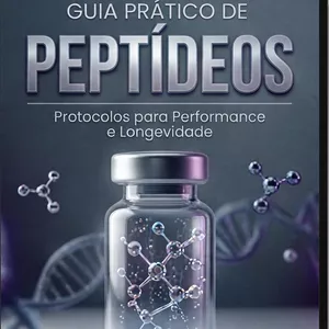 Imagem do curso O Guia Prático de Peptídeos é o protocolo definitivo para quem busca alta performance. Um material técnico completo, focado na aplicação segura e eficaz dos peptídeos para otimização da saúde e longevidade.