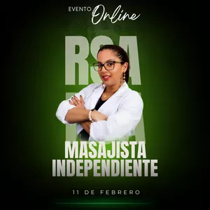 Imagen de portada para Evento online Masajista Independiente 