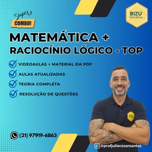Imagem do curso Combo Matemática + Raciocínio Lógico - TOP