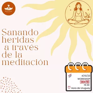 Imagen de portada para Evento online Conoce y sana tus heridas emocionales a través de la meditación