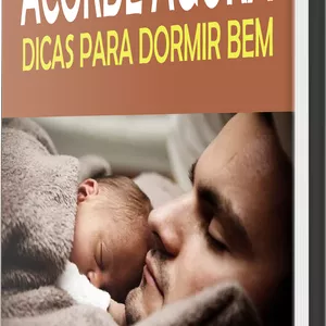 Imagem de capa para o Ebook Acorde agora. Dicas para dormir bem.