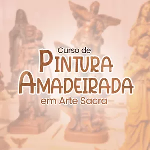 Imagem de capa para o Curso online Curso de Pintura Amadeirada em Arte Sacra