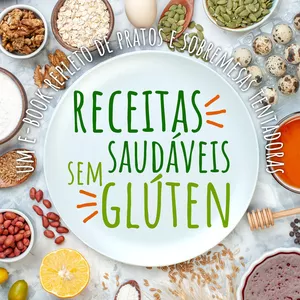 Imagem de capa para o Ebook Receitas saudáveis sem glúten