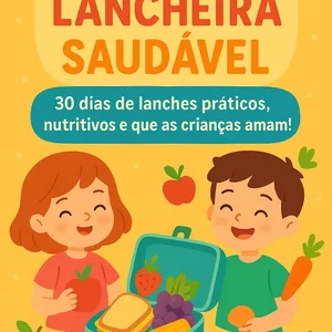 Imagem de capa para o Ebook Guia Prático de Alimentação Infantil: Cardápios e Dicas para Mães Ocupadas
