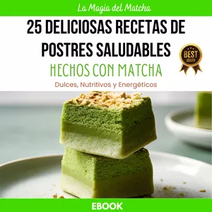 Imagen de portada para Curso online La Magia del Matcha: 25 Deliciosas Recetas de Postres Saludables Hechos con Matcha