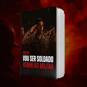 Imagem de capa para o Ebook VOU SER SOLDADO BOMBEIRO MILITAR