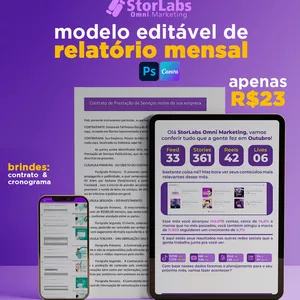 Imagem de capa para o Curso online Relatório Mensal Social Media