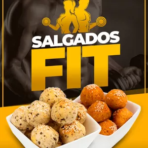 Imagem de capa para o Ebook Receitas Salgados Fit