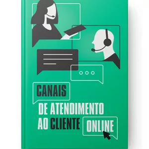 Imagem de capa para o Ebook Canais de atendimento ao cliente online