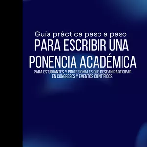 Imagen de portada para Ebook Guía práctica paso a paso para escribir una ponencia académica