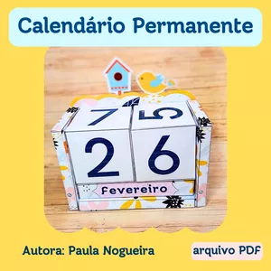 Imagem de capa para o Ebook CALENDÁRIO PERMANENTE PARA IMPRIMIR 