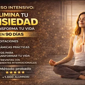 Imagen de portada para Curso online ELIMINA TU ANSIEDAD Y TRANSFORMA TU VIDA EN 90 DIAS(CURSO INTENSIVO)