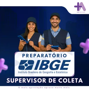 Imagem de capa para o Curso online [IBGE] - Preparatório IBGE 2026 – Supervisor de Coleta
