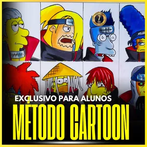 Imagem de capa para o Curso online Método Cartoon Curso Completo