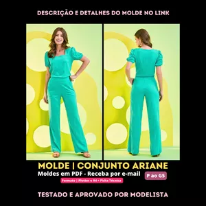 Imagem de capa para o Curso online ⭕ Best Week 2023 [Molde em PDF] - Conjunto Ariane