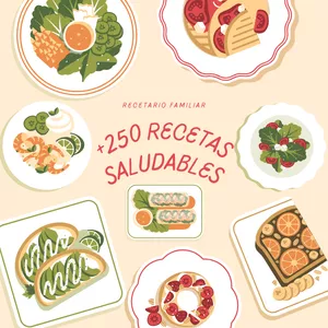 Imagen de portada para Ebook + 250 recetas saludables: E-book