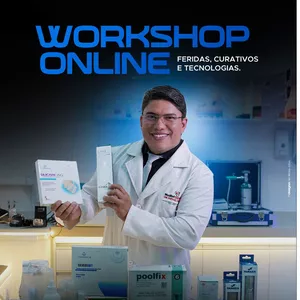 Imagem de capa para o Curso online Workshop Online: Feridas, Curativos e Tecnologias.