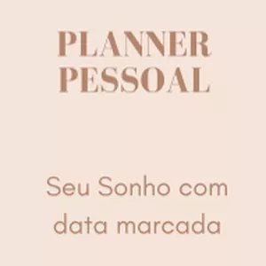 Imagem de capa para o Ebook Planner Pessoal - Seu plano Perfeito