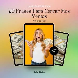 Imagen de portada para Ebook 20 Frases Para Cerrar Ventas SIN PRESIÓN 