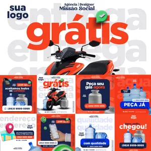 Imagem de capa para o Ebook PACK PSD ÁGUA E GÁS