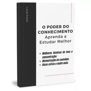 Imagem de capa para o Ebook O PODER DO CONHECIMENTO - Aprenda a Estudar Melhor