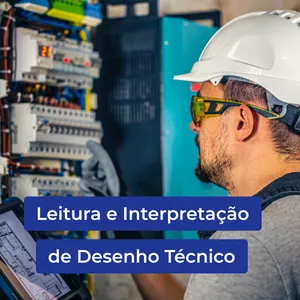 Imagem de capa para o Ebook Leitura de Desenho Técnico