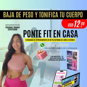 Imagen de portada para Curso online ADELGAZA Y TONIFICA EN CASA EN 8 SEMANAS