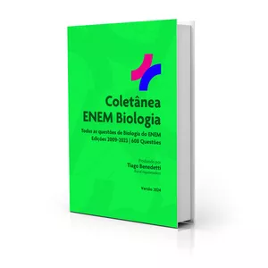 Imagem de capa para o Ebook Coletânea ENEM de Biologia 2024