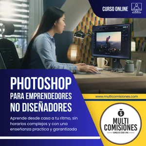 Imagen de portada para Curso online Photoshop para emprendedores no diseñadores