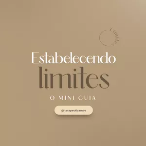 Imagem de capa para o Ebook Estabelecendo limites - o mini guia