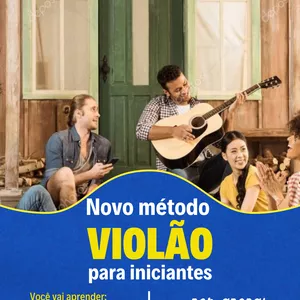 Imagem de capa para o Ebook Método Descomplica violão!