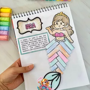 Imagem de capa para o Curso online Atividades de Artes Iara 🧜👑