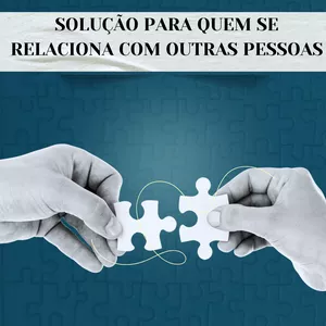 Imagem de capa para o Ebook   Solução para quem se relaciona com outras pessoas   