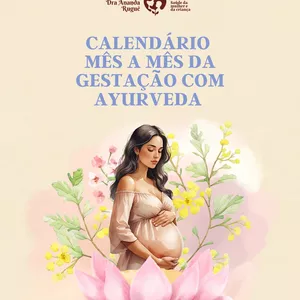 Imagem de capa para o Curso online Calendário Mês a Mês da Gestação com Ayurveda
