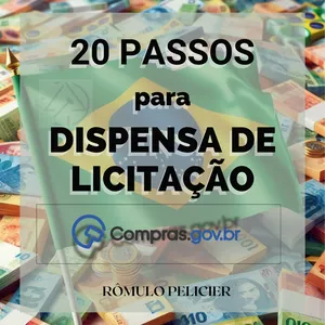 Imagem de capa para o Ebook 20 passos [Dispensa de licitação] ComprasNet