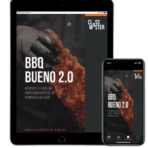 Livro Churrasco BBQ Bueno 2.0 + Aula Defumação por Class Master