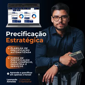 Imagem de capa para o Curso online Precificação Estratégica + Planilha Automatizada