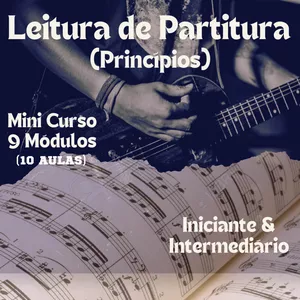 Imagem de capa para o Curso online Leitura de Partitura