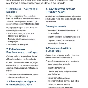 Imagem de capa para o Ebook Evoluir na Academia e Manter o Peso Ideal