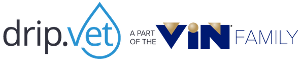 drip.vet a part of the VIN Family logo