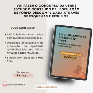 Imagem de capa para o Curso online Legislação - Concurso Uern.