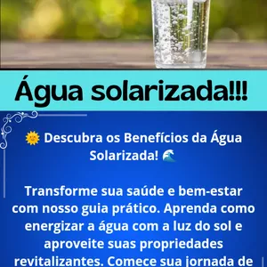 Imagem de capa para o Ebook Água solarizada 