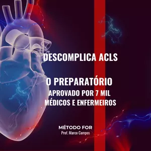 Imagem de capa para o Curso online DESCOMPLICA ACLS..  - Preparatório Vídeo-aulas + Manual Ilustrativo